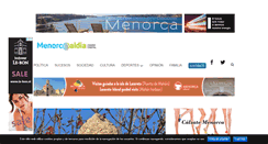 Desktop Screenshot of menorcaaldia.com